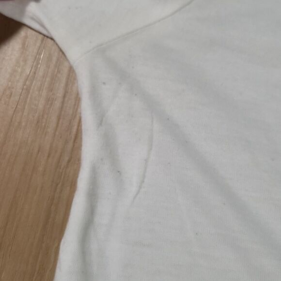 🧚♀️Harry Potter White Screenprint Hi-Low Short Sleeve Top Small - Picture 9 of 10